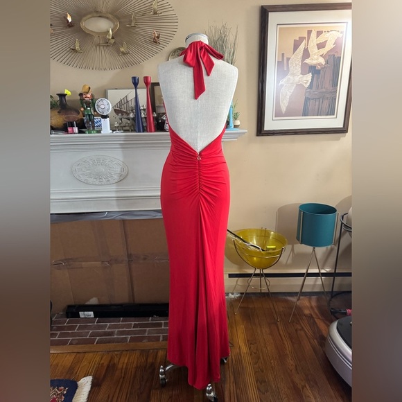 Nookie Illegal Halter Gown in Red size XXL - Picture 4 of 16
